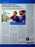 Vorschauseite 1: "Digitale Transformation" - Worauf Spitäler achten müssen