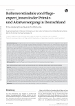 Vorschauseite 1: Rollenverständnis von Pflege - Expert*innen in der Primärund Akutversorgung in Deutschland