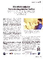 Vorschauseite 1: Wie elektronische Patiententagebücher helfen