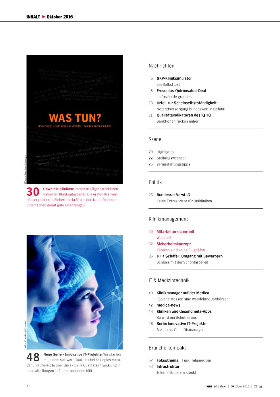 Vorschauseite 1: Oktober 2016