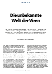 Vorschauseite 1: Die unbekannte Welt der Viren