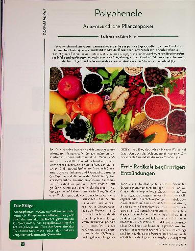 Vorschauseite 1: Polyphenole Entzündungshemmende Pflanzenpower