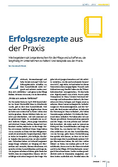 Vorschauseite 2: Erfolgsrezepte aus der Praxis