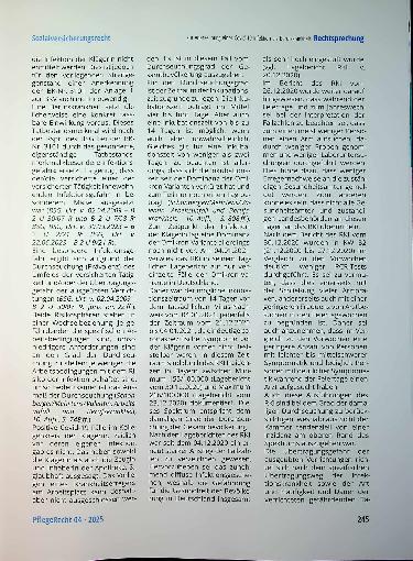 Vorschauseite 3: Zur Anerkennung einer Covid-19-lnfektion als Berufskrankheit