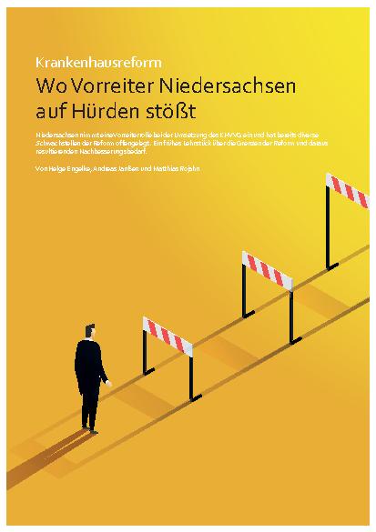 Vorschauseite 1: Krankenhausreform Wo Vorreiter Niedersachsen auf Hürden stößt