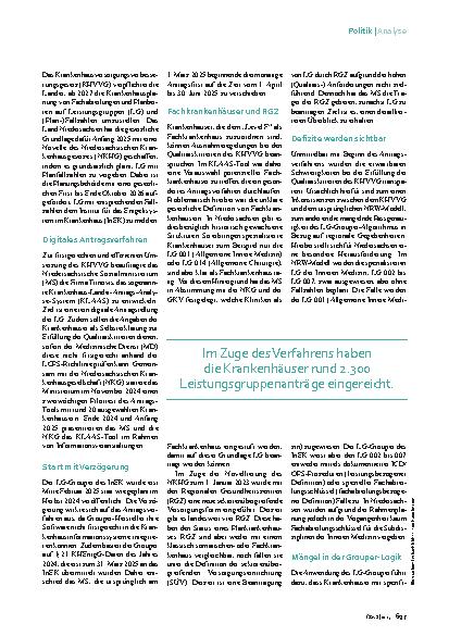 Vorschauseite 2: Krankenhausreform Wo Vorreiter Niedersachsen auf Hürden stößt