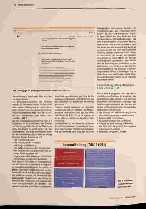 Vorschauseite 2: Evidenzbasierte Instandhaltung medizintechnischer Geräte