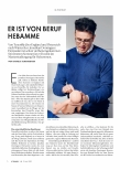 Vorschauseite 1: Er ist von Beruf Hebamme.