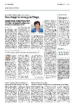 Vorschauseite 1: Vorschläge für eine gute Pflege