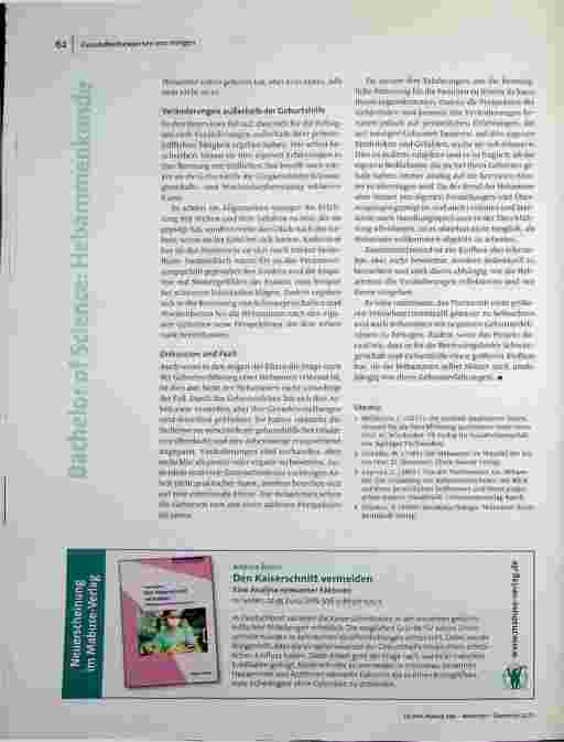 Vorschauseite 3: Nur Mütter als Hebammen? Der Einfluss eigener Geburtserfahrungen von Hebammen auf ihre Geburtshilfe