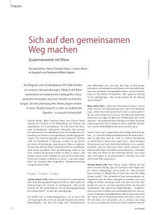 Vorschauseite 1: Sich auf den gemeinsamen Weg machen Zusammenarbeit mit Eltern