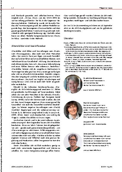 Vorschauseite 4: Altersbilder früher und heute: Alterspessimismus und Gegenentwürfe