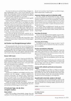 Vorschauseite 3: Bei Sommerhitze: die richtigen Erfrischungen