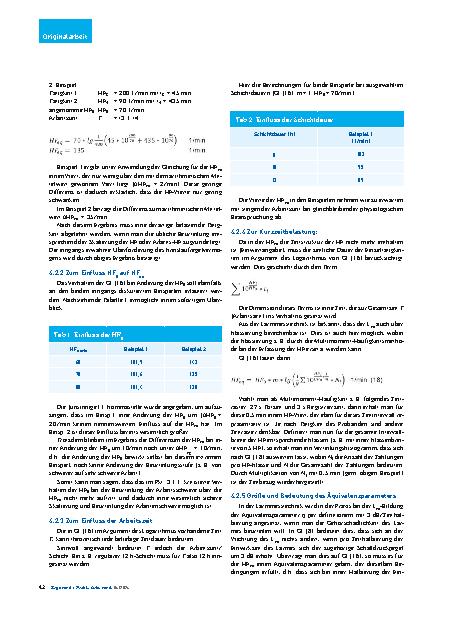 Vorschauseite 5: Eine Methode zur biologisch angepassten Beurteilung der Herzfrequenz unter Arbeitsbelastung.