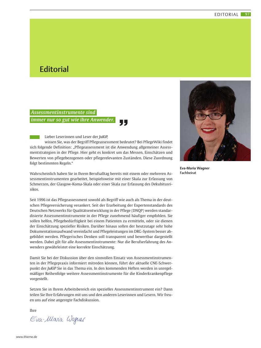 Vorschauseite 1: Editorial