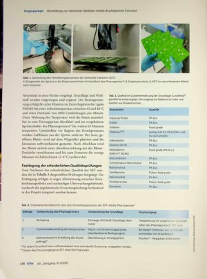 Vorschauseite 4: Herstellung von Semisolid-Tabletten mittels druck basierter Extrusion