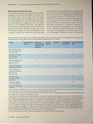 Vorschauseite 5: Herstellung von Semisolid-Tabletten mittels druck basierter Extrusion