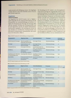 Vorschauseite 6: Herstellung von Semisolid-Tabletten mittels druck basierter Extrusion