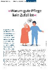Vorschauseite 1: "Warum gute Pflege kein Zufall ist"