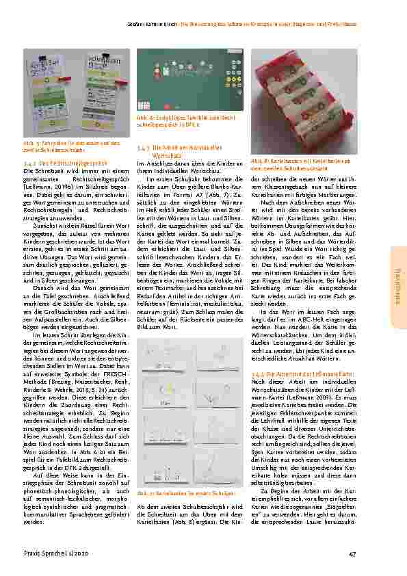 Vorschauseite 3: Die Umsetzung des Lessmann-Konzepts in einer Diagnoseund Förderklasse
