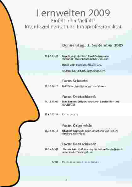 Vorschauseite 2: Abstracts