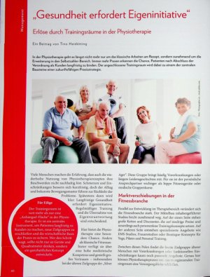 Vorschauseite 1: „Gesundheit erfordert Eigeninitiative“