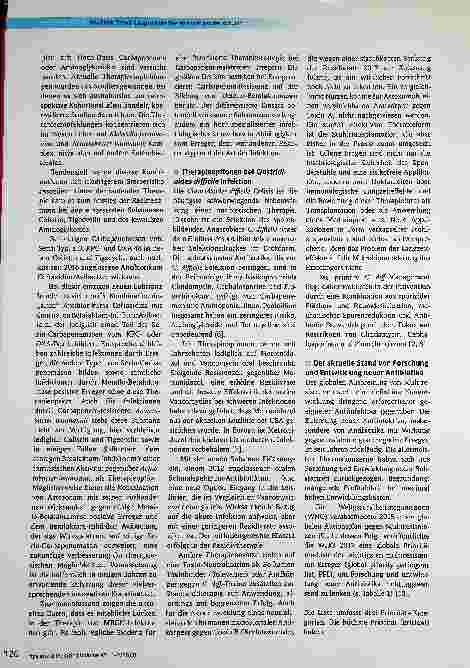 Vorschauseite 4: Antibiotic Stewardship und die Therapieoptionen der Zukunft: neue Substanzen, Biologika, Phagen und Mikrobiomtransfer
