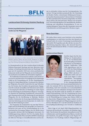 Vorschauseite 1: Landesverband Schleswig-Holstein/Hamburg