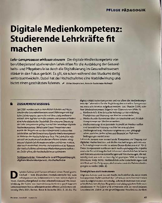 Vorschauseite 1: Digitale Medienkompetenz: Studierende Lehrkräfte fit machen