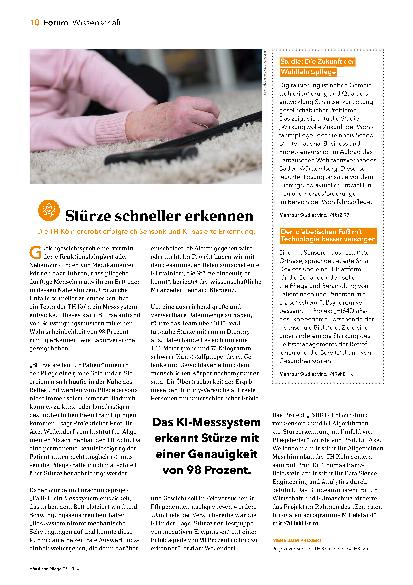 Vorschauseite 1: Stürze schneller erkennen