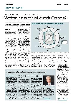 Vorschauseite 1: Vertrauensverlust durch Corona?