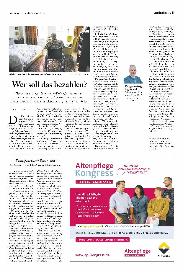 Vorschauseite 1: Wer soll das bezahlen?