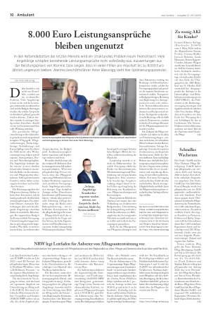 Vorschauseite 1: 8. 000 Euro Leistungsansprüche bleiben ungenutzt