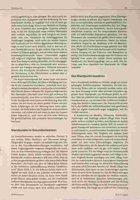 Vorschauseite 3: Zwischen Beliebigkeit und Dogmatismus: Von der Notwendigkeit des eigenen Standpunkts