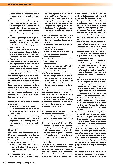 Vorschauseite 2: Frag doch mal die KI zu chronischen Wunden – Update 2025