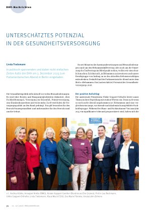 Vorschauseite 1: Unterschätztes Potenzial in der Gesundheitsversorgung