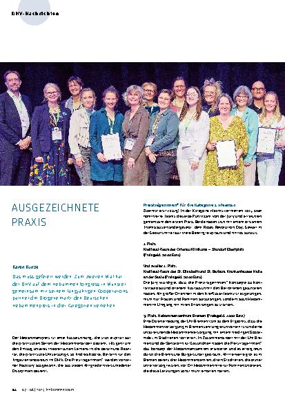 Vorschauseite 1: Ausgezeichnete Praxis