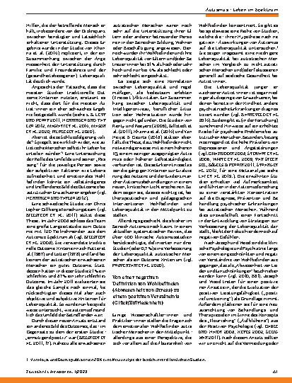 Vorschauseite 4: Glück und Wohlbefinden bei Autismus: Mission (Im)possible?