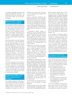 Vorschauseite 2: Desfluran zwischen Klimaschutz, klinischer Evidenz und ärztlicher Autonomie