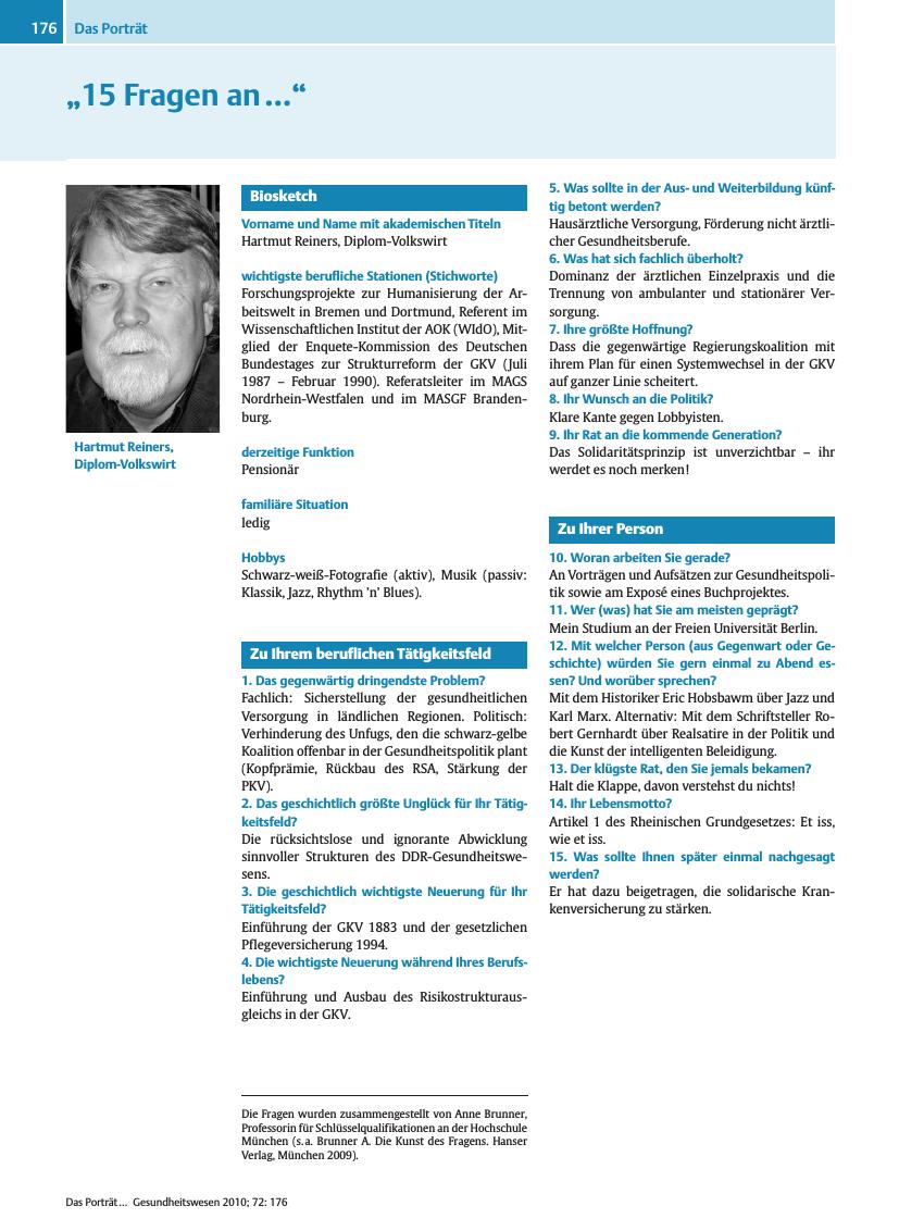 Vorschauseite 1: ?15 Fragen an???