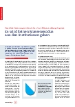 Vorschauseite 1: Es wird keinen Massenexodus aus den Institutionen geben.