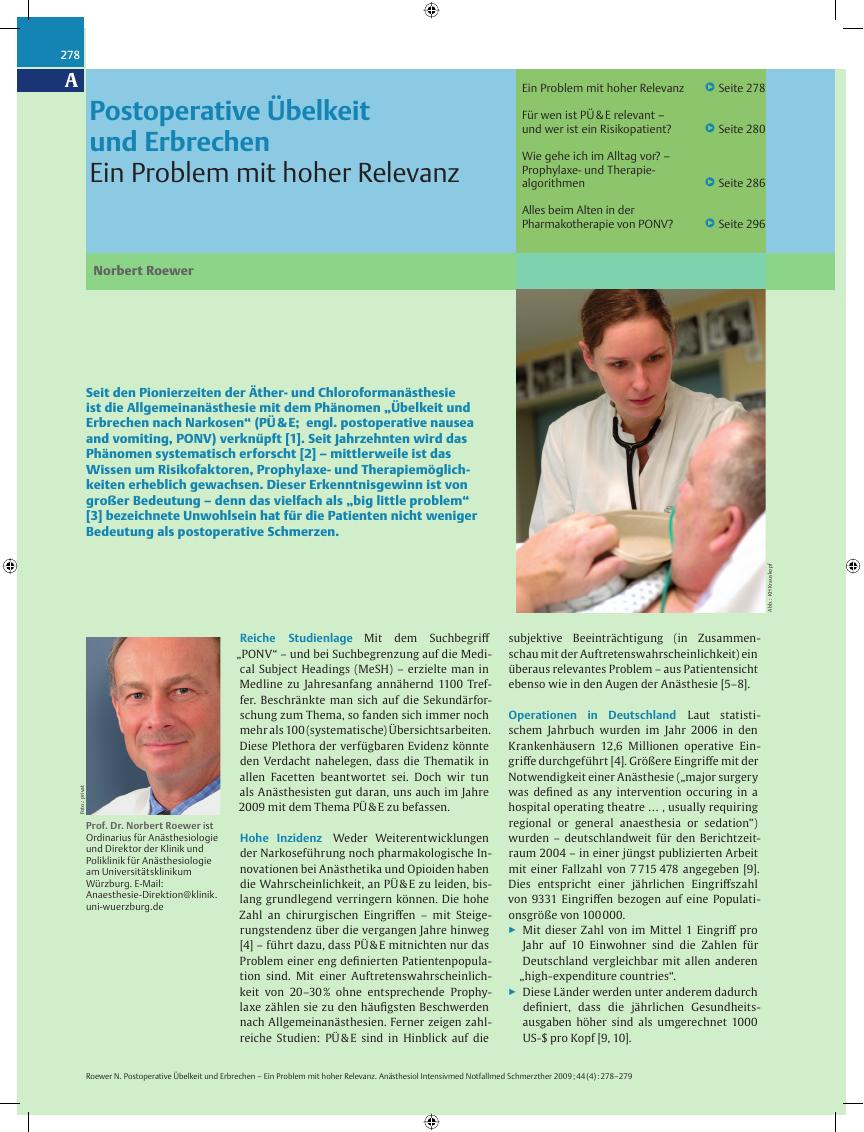 Vorschauseite 1: Ein Problem mit hoher Relevanz