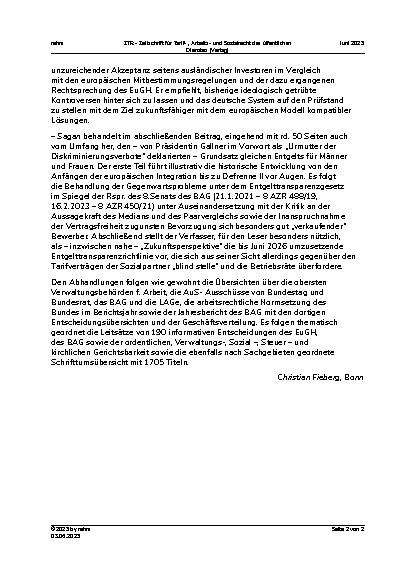 Vorschauseite 2: Buchbesprechung Gallner (Hrsg. )
