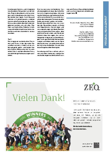 Vorschauseite 3: Herausforderung „Deutschland“: Wie gelingt die Integration ausländischer Ärztinnen und Ärzte?