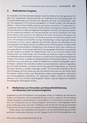 Vorschauseite 4: Eine systematische Übersicht über Interventionen zur Prävention und Gesundheitsförderung von Menschen mit Lernschwierigkeiten und deren Potenzial als neuer Aufgabenbereich für Adv…