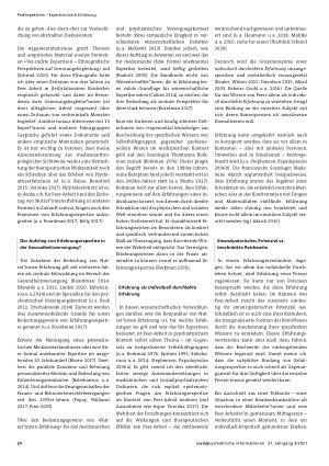 Vorschauseite 2: Was meint Erfahrung als Expertise? Eine kulturanthropologische Perspektive auf Erfahrungsexpertisen in der Peer-Arbeit