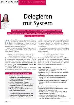 Vorschauseite 1: Delegieren mit System