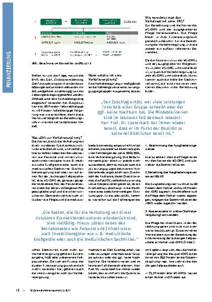 Vorschauseite 2: Entökonomisierung durch Vorhaltevergütung Ein schöner Wunsch, der leider nicht realisiert werden kann