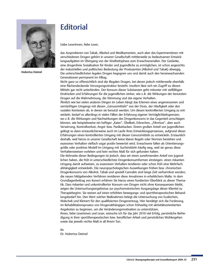 Vorschauseite 1: Editorial