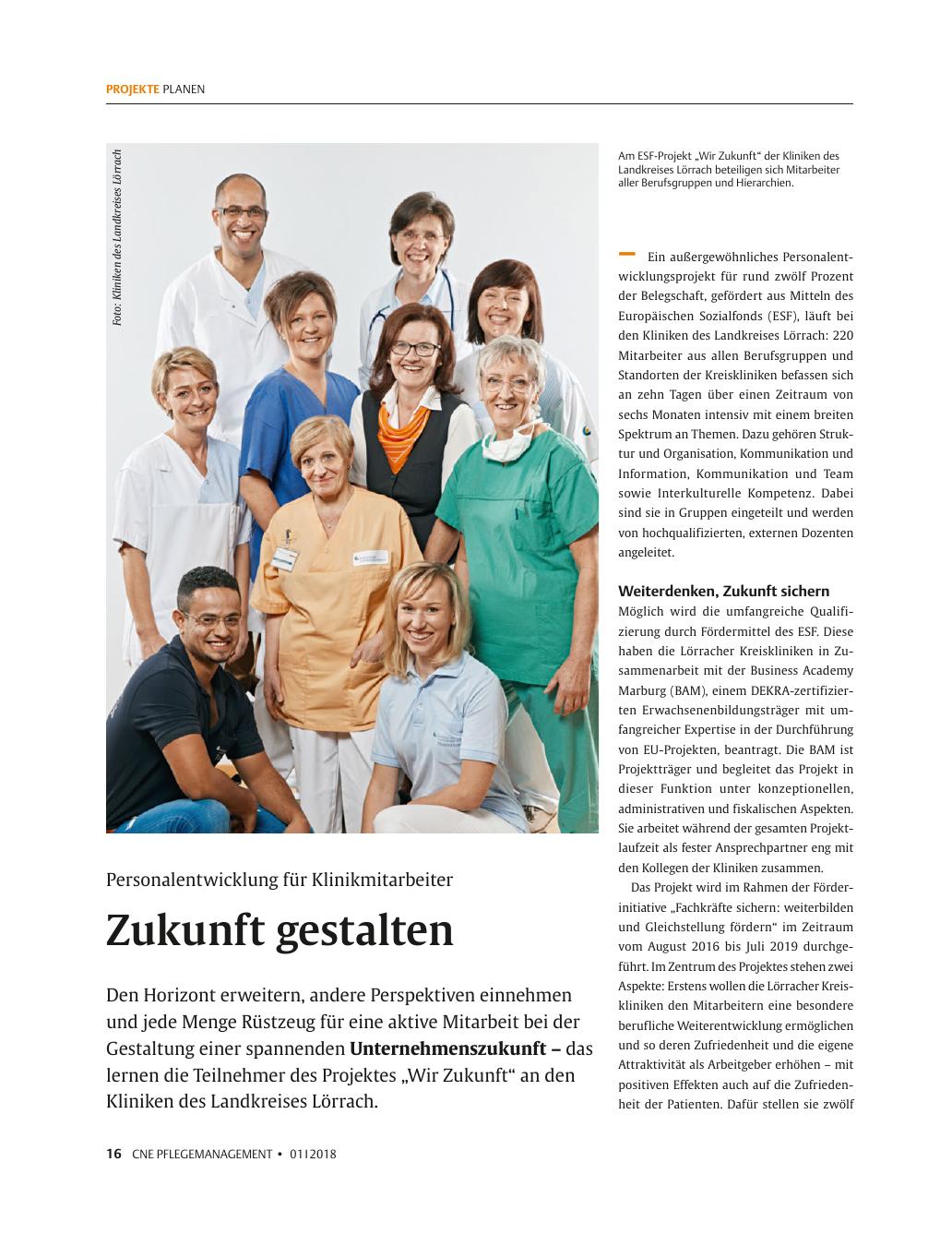Vorschauseite 1: Zukunft gestalten